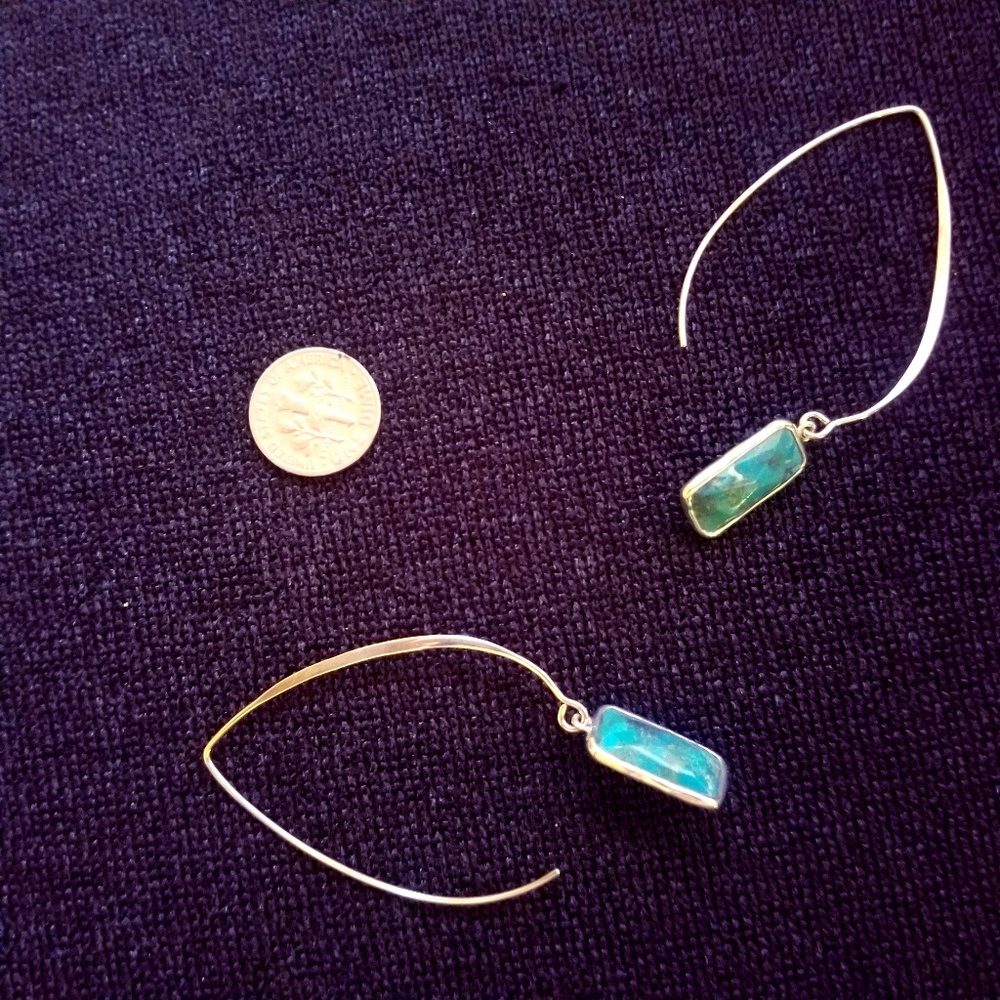 Turquoise & Sterling Silver Earrings